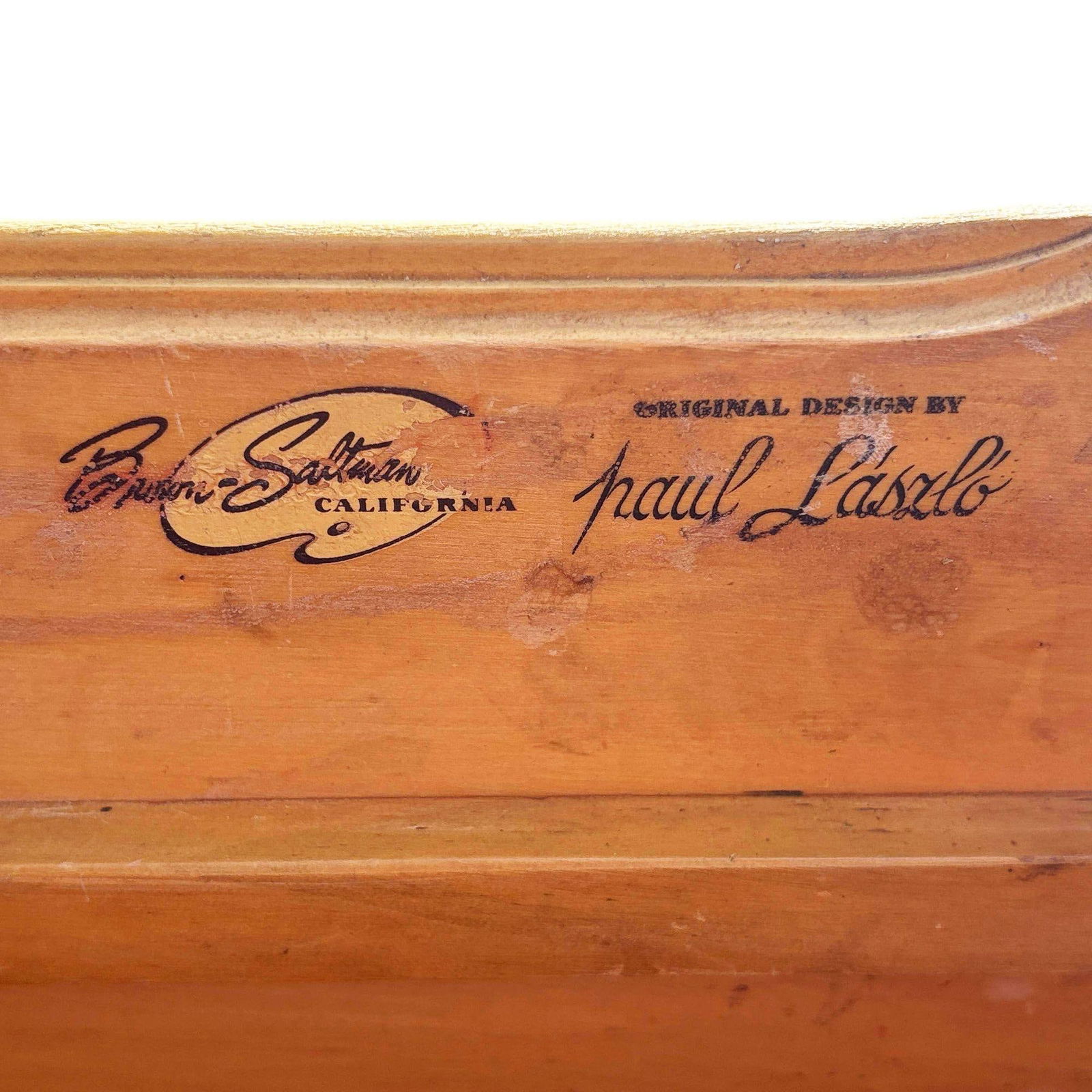 MCM Blonde Birch Buffet w/ China Cabinet by Paul Laszlo for Brown Saltman - 10