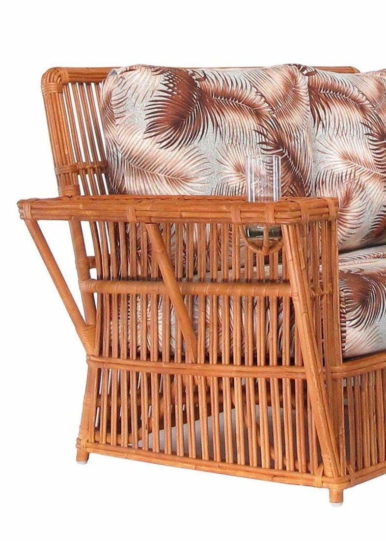 Presidents Stick Reed Rattan Nantucket 3 Seat Sofa - 19