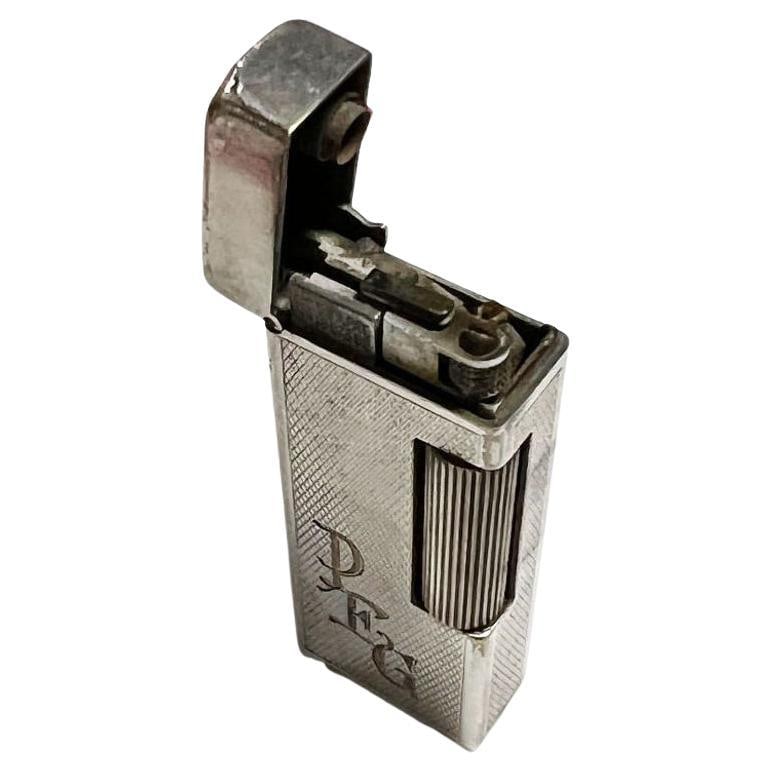 Dunhill London Silver Plate Rollalite Petrol Lighter - 7