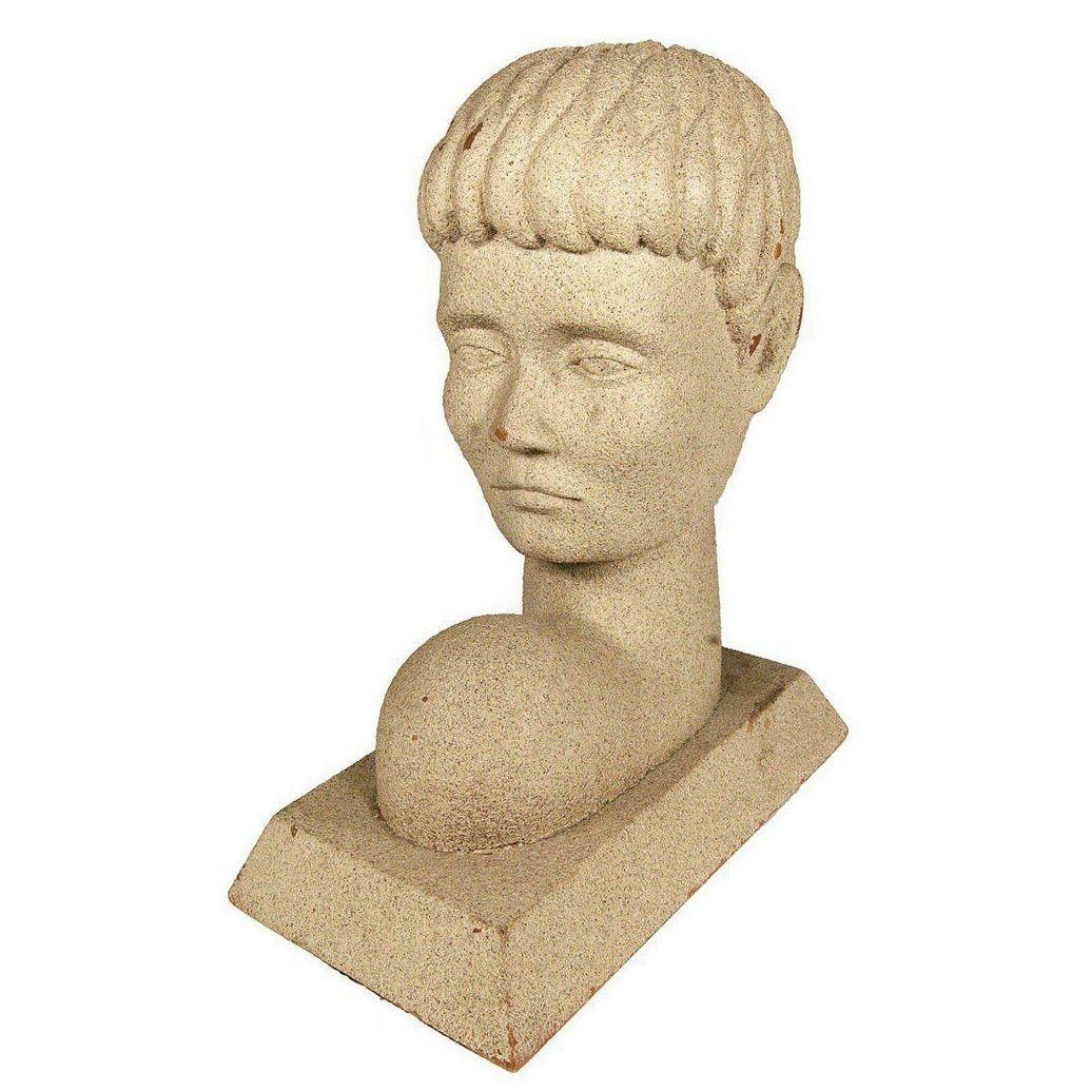 Mid-Century Modern Hawaiian Male and Female Bookends, Pair - 11