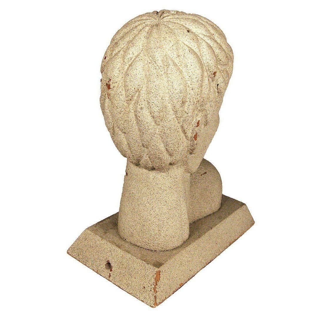 Mid-Century Modern Hawaiian Male and Female Bookends, Pair - 20