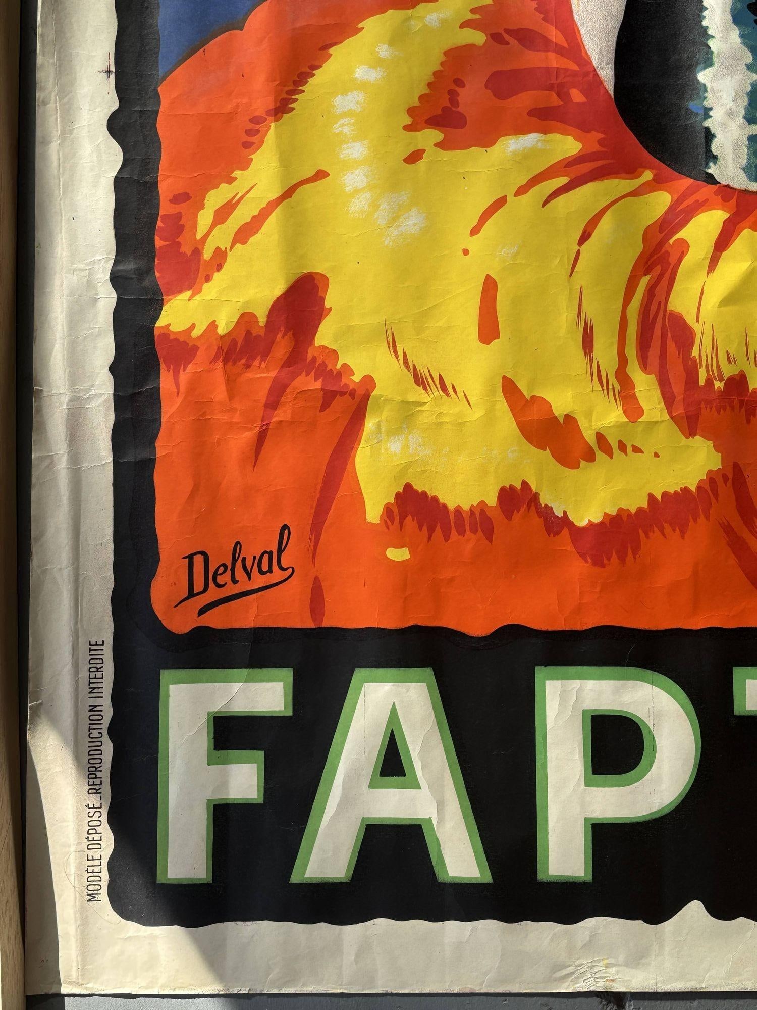 Large Fap'Anis Drink Advertising Poster, circa 1930 - 16