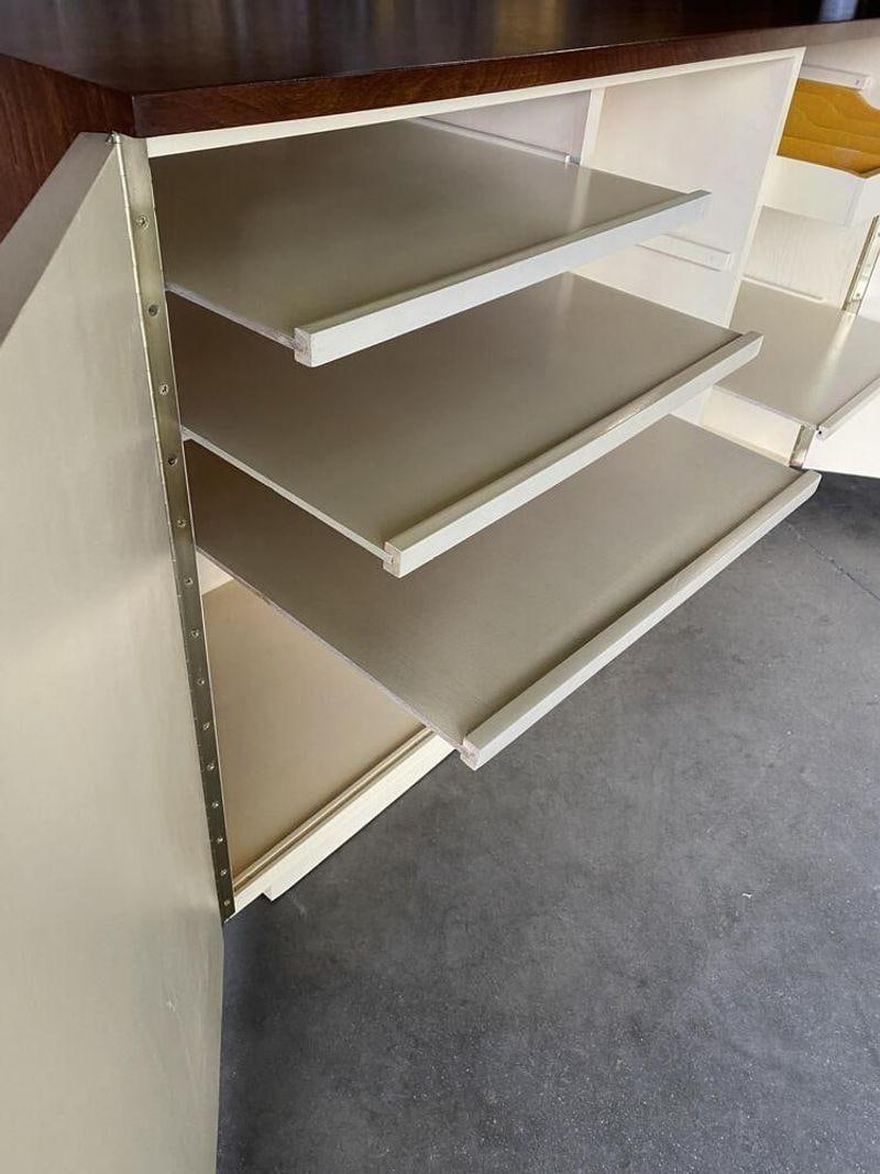 Paul Frankl Dining Table & Buffet Cabinet by Johnson Furniture - 17