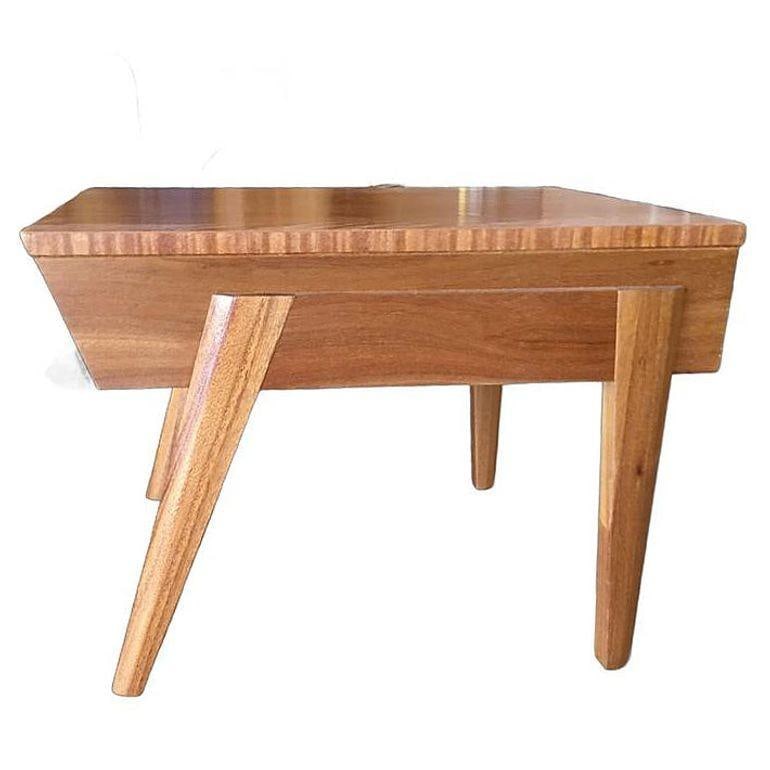 Brown-Saltman Magazine Tray Side Table by John Keal, Pair - 11