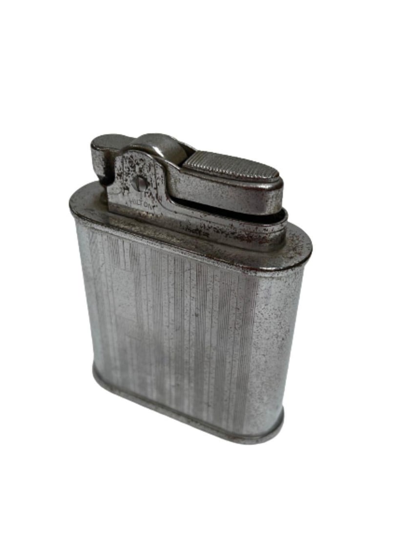 Original 1950 Stripped Table Lighter by Hilton - 3