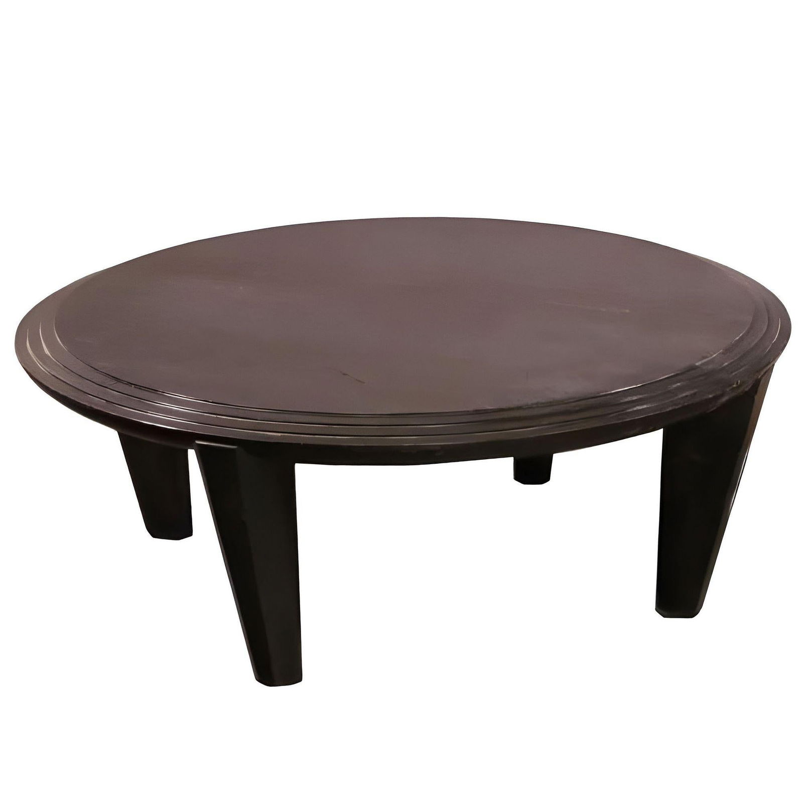 Dakota Jackson "Ocean" Round Honduran Mahogany Coffee Table - 4