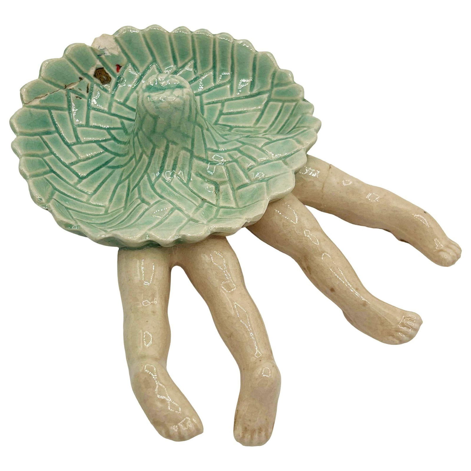 Strip Tease- Eye Appeal Beachcomber Ceramic Ashtray by Dorothy Kindell - 5