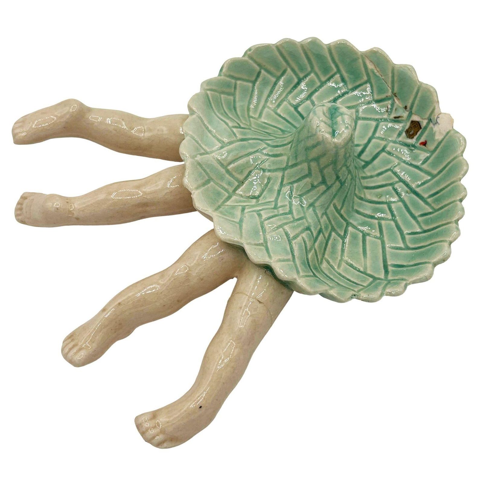 Strip Tease- Eye Appeal Beachcomber Ceramic Ashtray by Dorothy Kindell - 8