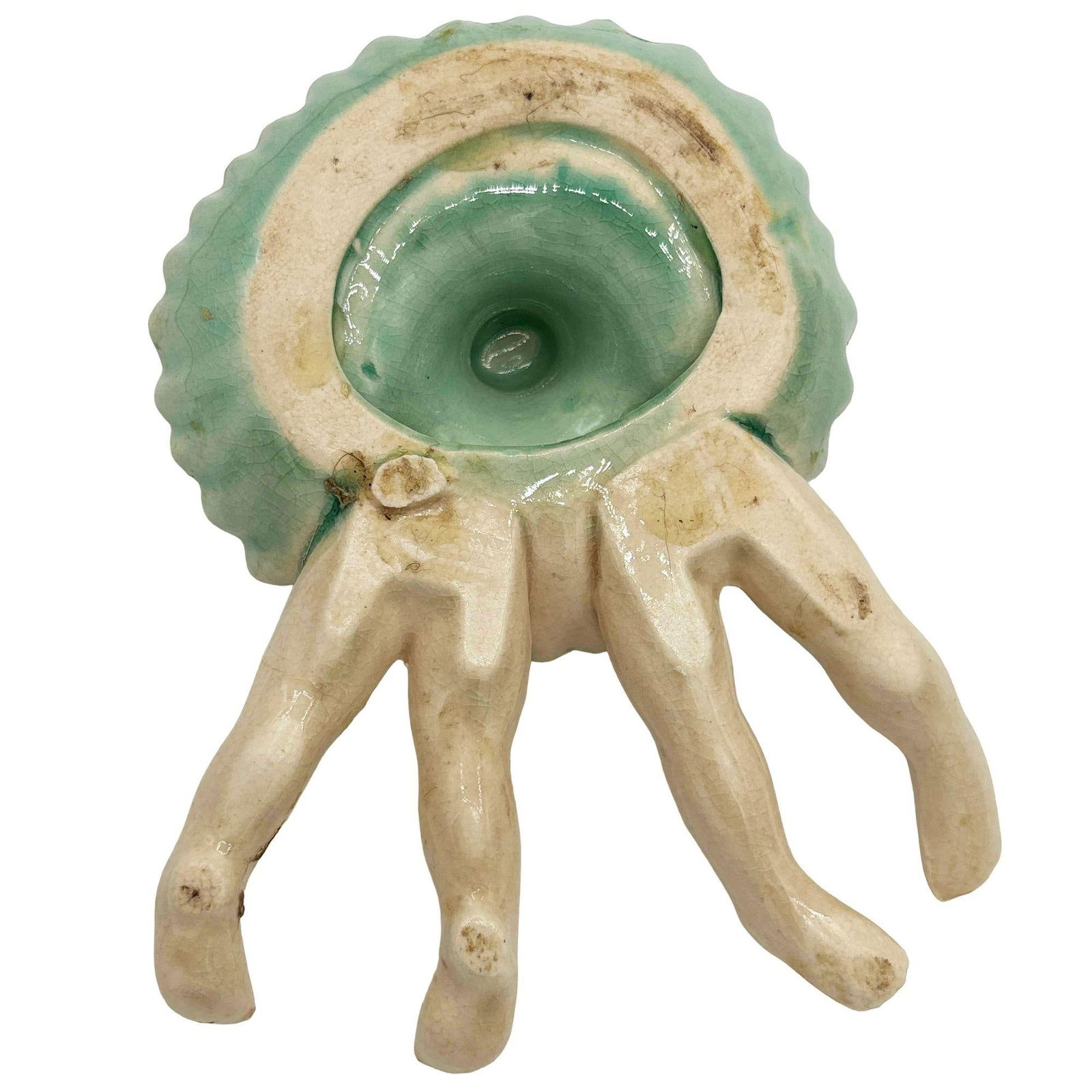 Strip Tease- Eye Appeal Beachcomber Ceramic Ashtray by Dorothy Kindell - 9