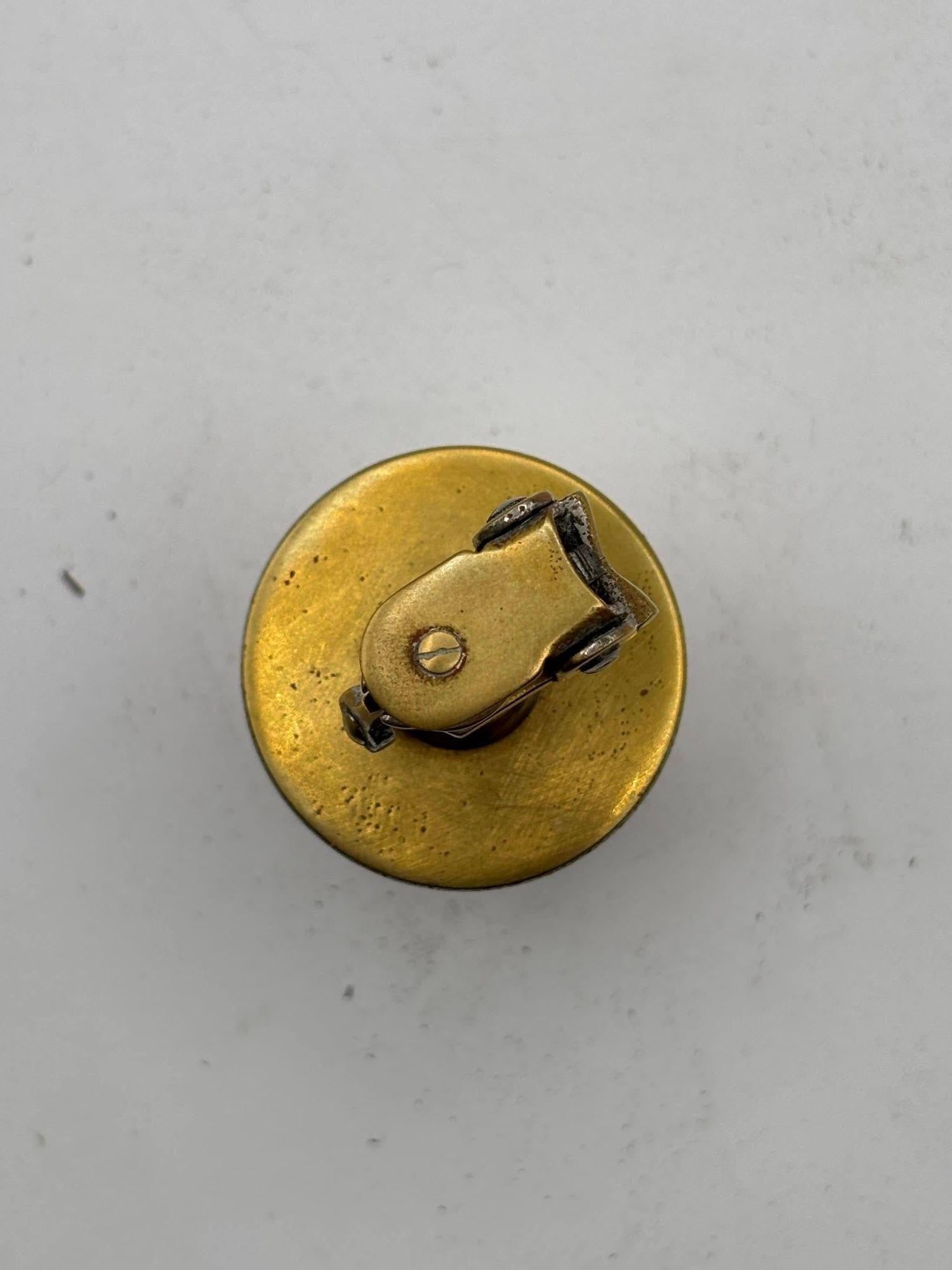 Art Deco “The Executive” Brass and Copper Table Lighter by AR - 3