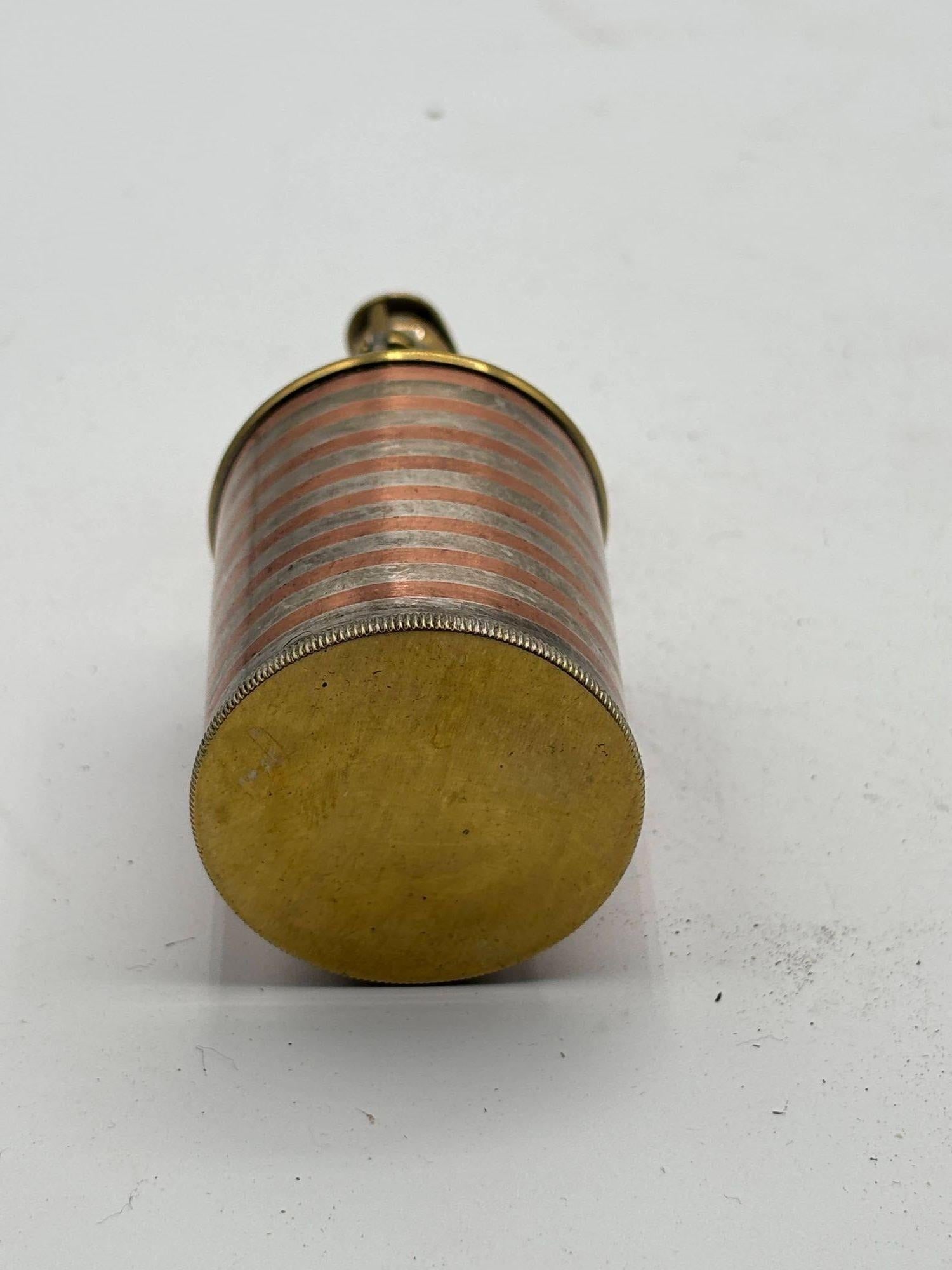 Art Deco “The Executive” Brass and Copper Table Lighter by AR - 6