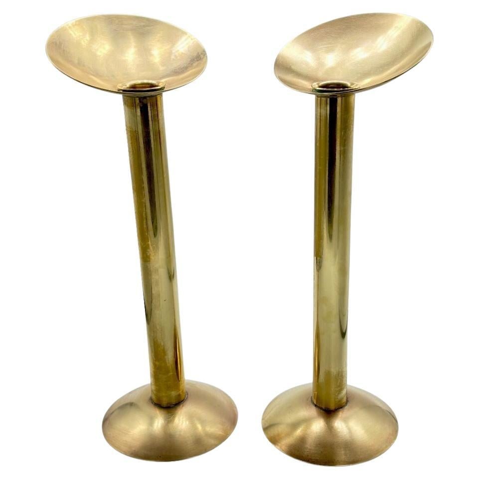 Vintage Candlestick Holder Handmade in Denmark: Title: Vintage Candlestick Holder Handmade in Denmark Description: Indulge in the timeless charm of these Vintage Candlestick Holders, meticulously Handmade in Denmark. Crafted with precision and