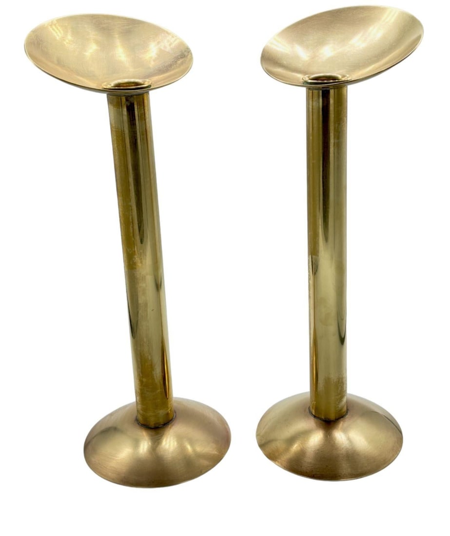 Vintage Candlestick Holder Handmade in Denmark - 5