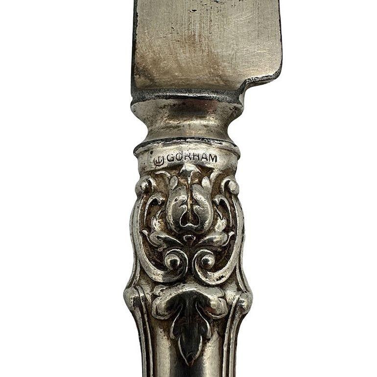 Edwardian "Regent" 16 piece Fork/Knife Silver Plate Silverware Set by Gorham - 14