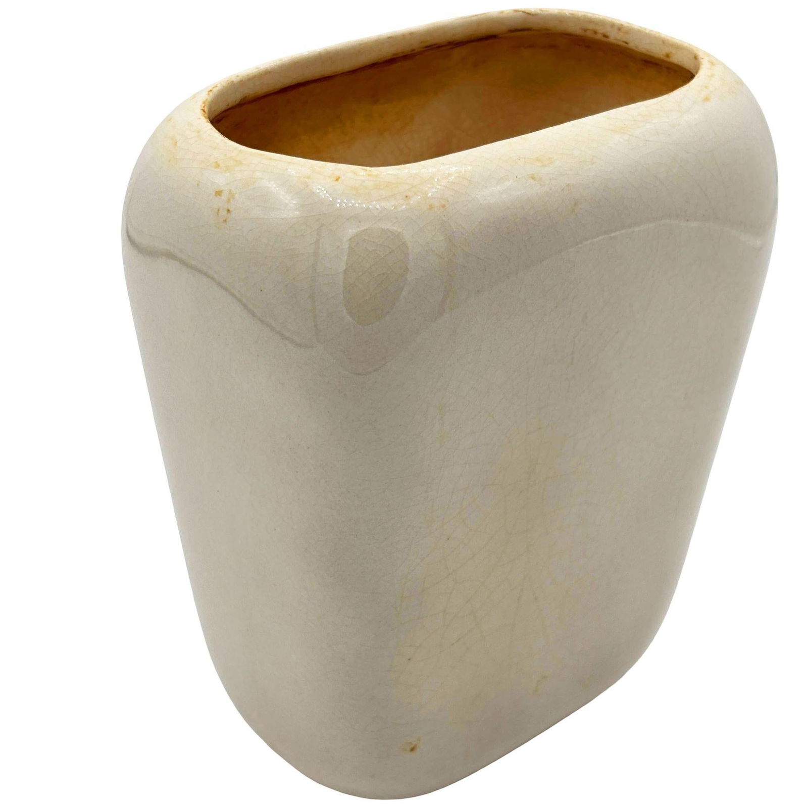 Mid-century Tropical Ceramic Palm Leaf Flower Vase by Royal Copley Pottery - 5