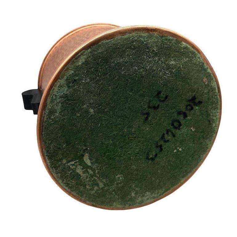 Hammered Copper Tin Lined Humidor w/ Bakelite Handles by Revere - 11