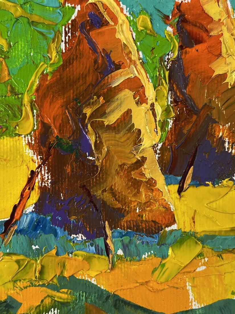 Oil painting Haystacks on a warm day Oleksiy Ivanyuk - 5