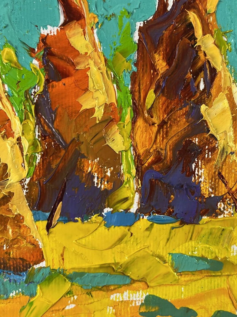 Oil painting Haystacks on a warm day Oleksiy Ivanyuk - 8