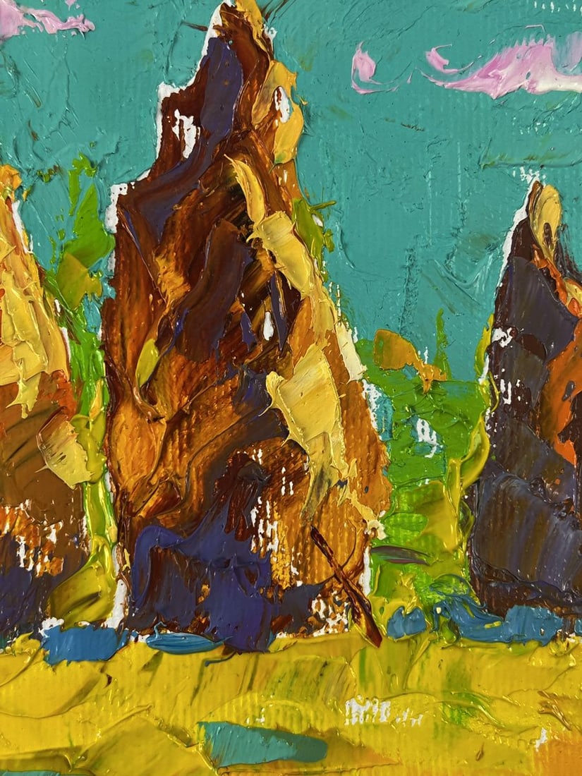 Oil painting Haystacks on a warm day Oleksiy Ivanyuk - 9