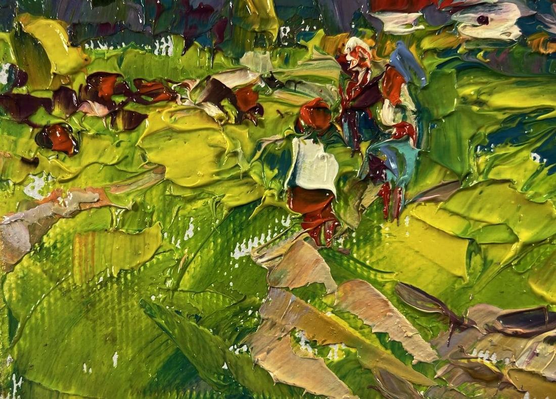 Oil painting Hot summer month Oksana Ivanyuk - 6