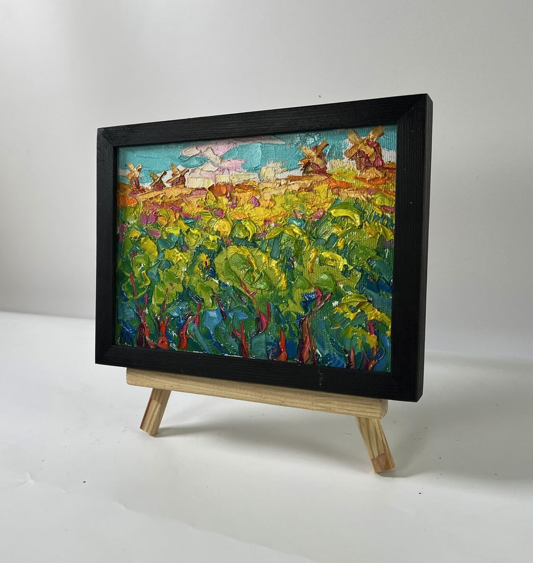 Oil painting Summer forest and fields Oleksiy Ivanyuk - 2