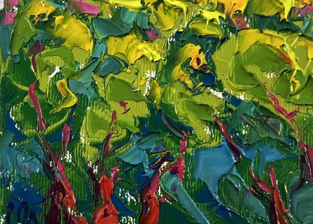 Oil painting Summer forest and fields Oleksiy Ivanyuk - 6