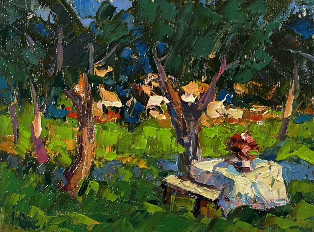 Oil painting Morning coolness Oksana Ivanyuk - 3