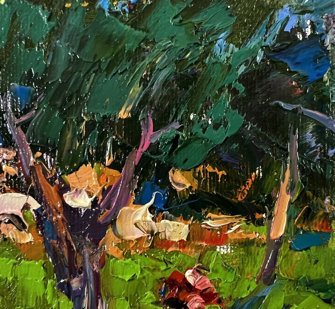 Oil painting Morning coolness Oksana Ivanyuk - 4