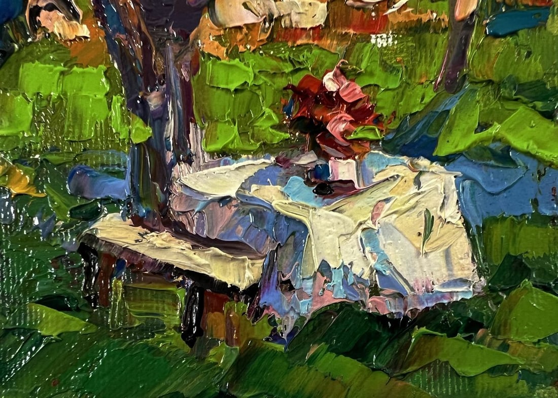 Oil painting Morning coolness Oksana Ivanyuk - 5