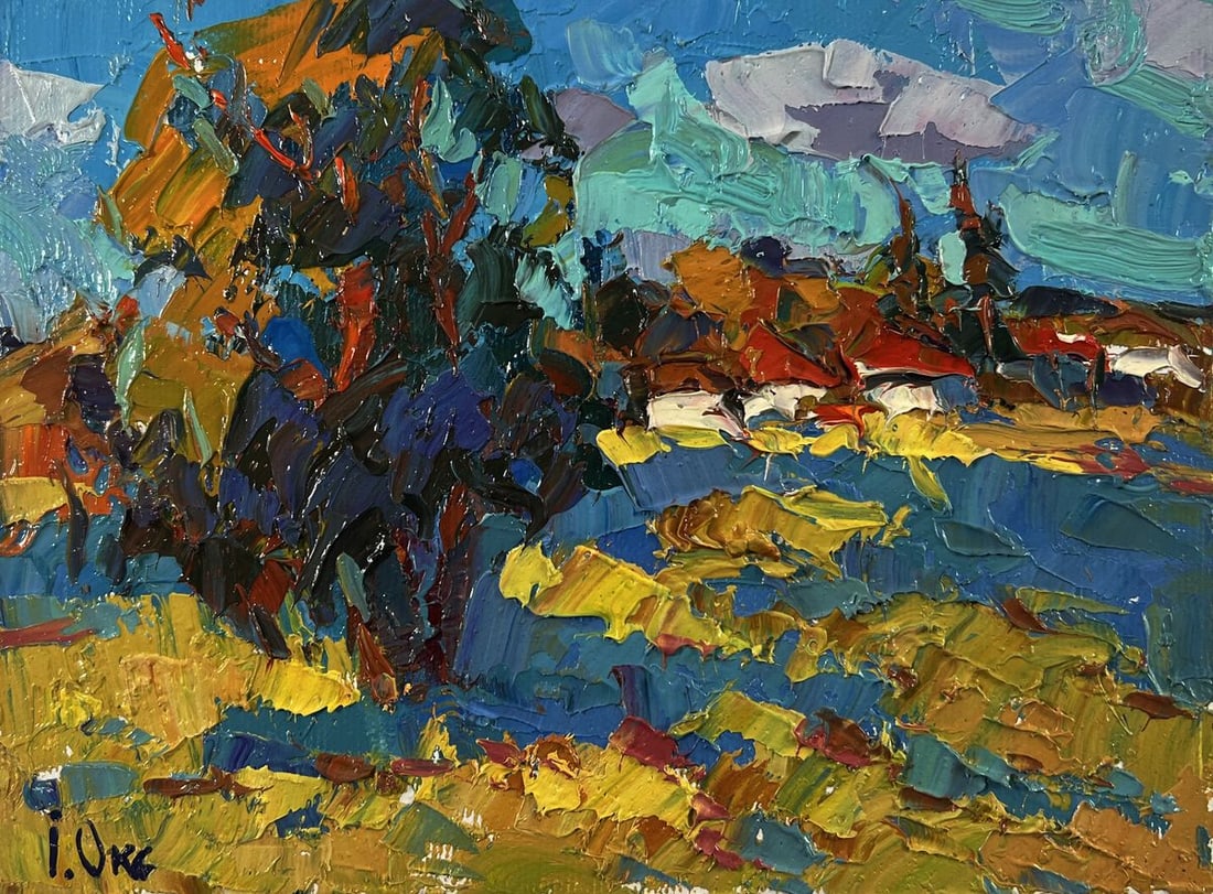 Oil painting Hot summer days Oksana Ivanyuk - 4