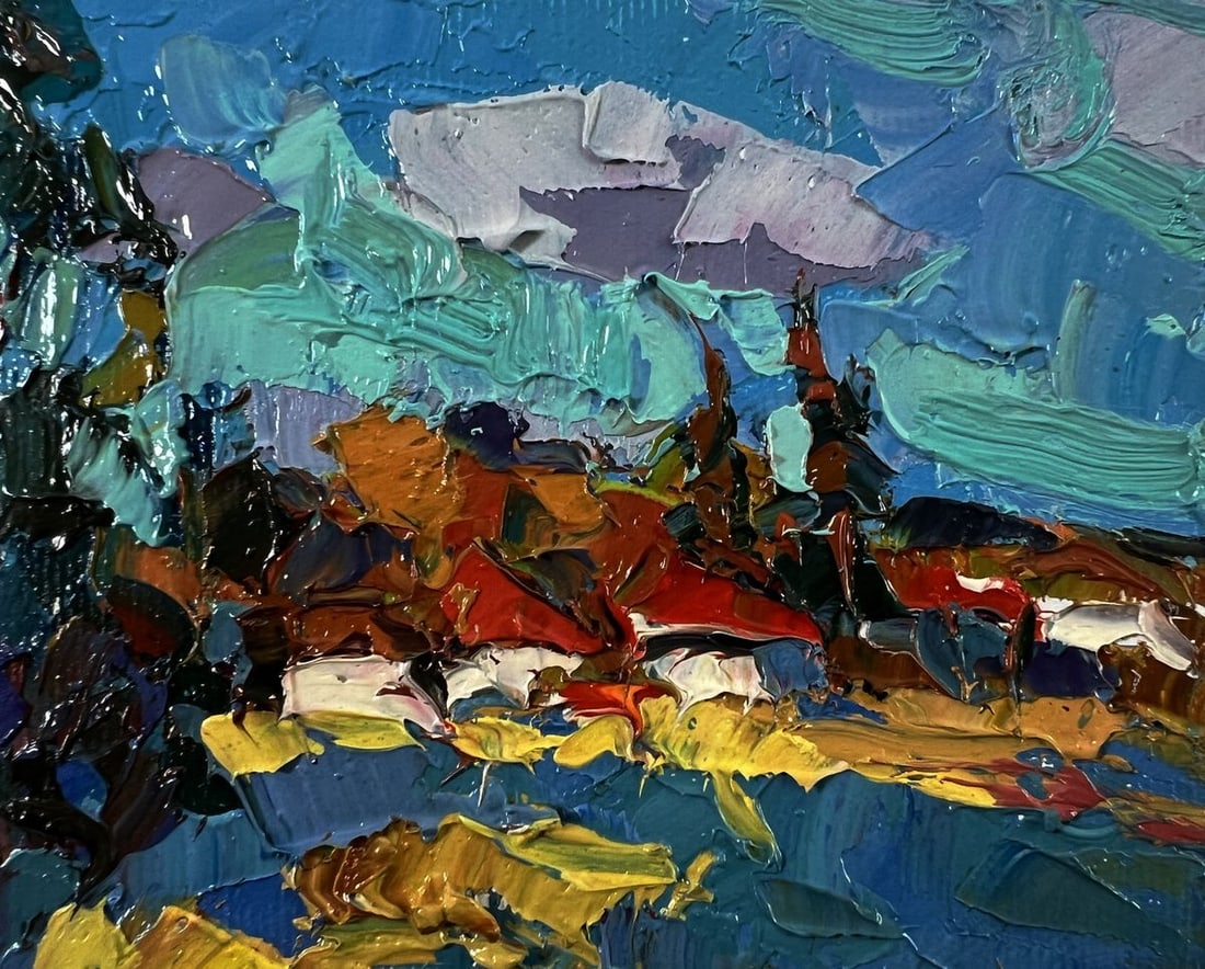 Oil painting Hot summer days Oksana Ivanyuk - 5