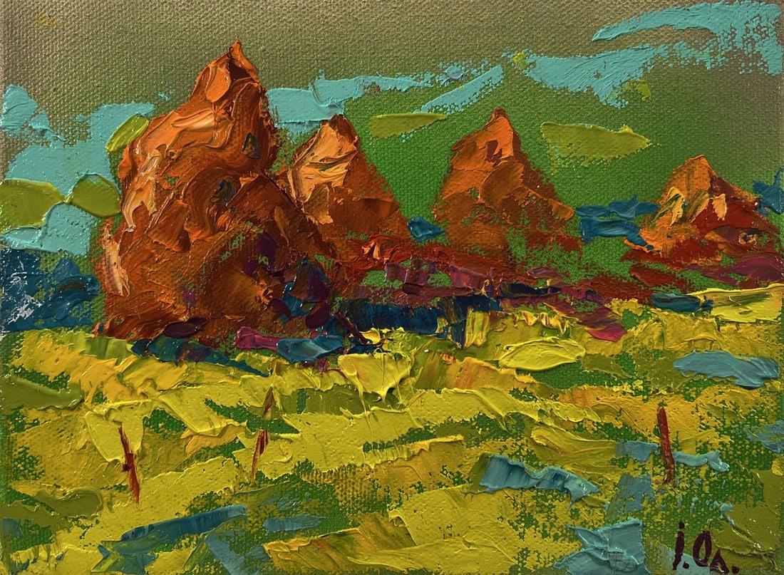 Oil painting Summer fields Oleksiy Ivanyuk - 3