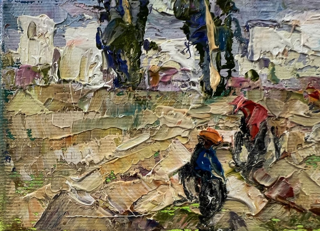 Oil painting Heat outside the city Oleksiy Ivanyuk - 6