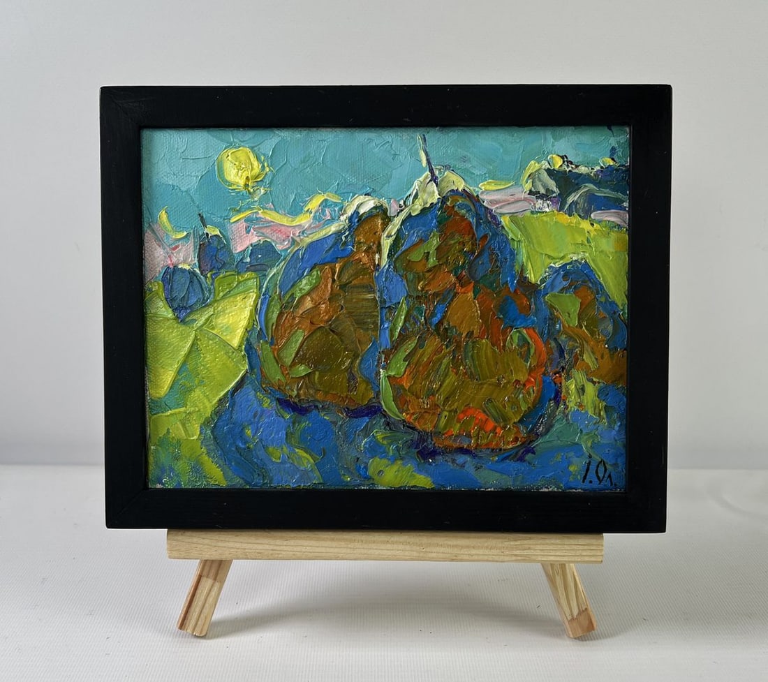 Oil painting Evening light in the fields Alex Kalenyuk: Title: Oil painting Evening light in the fields Alex Kalenyuk Description: №AAA5255 The oil painting on Canvas titled "Evening light in the fields" radiates a sense of luminous calm and pastoral