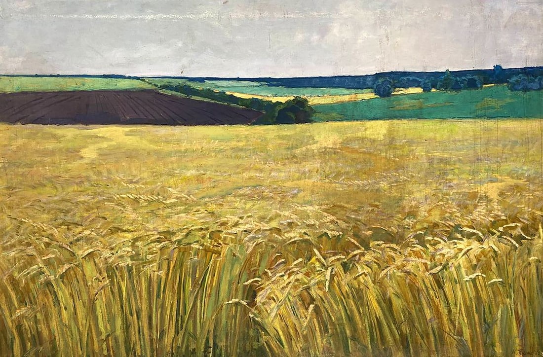 Oil painting Ukrainian fields Pavlyuk Nikolay Artemovich (1 of 13)