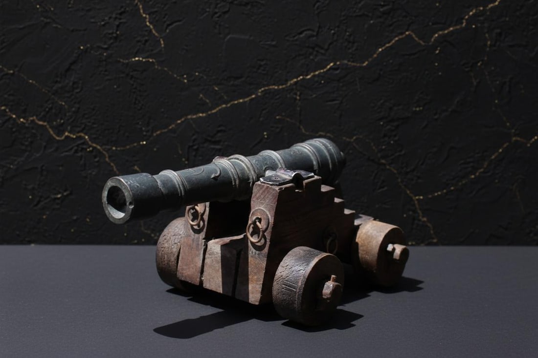 Decorative English Naval Cannon Model, XVI and XVII Century Replica Made in Mexico - 19