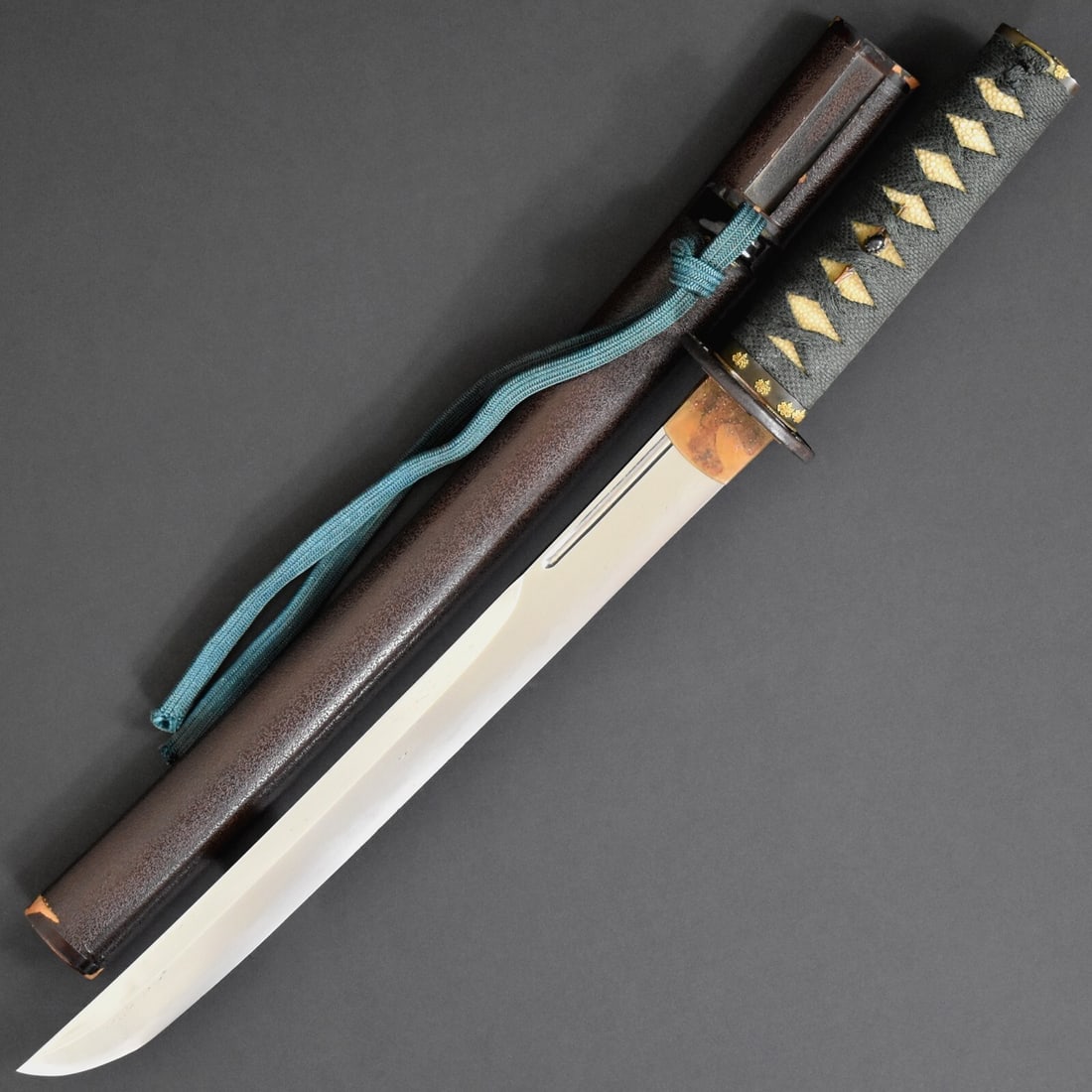 Antique Japanese Wakizashi Sword in Koshirae, NTHK Certified Echizen Seki, Edo Era - 11