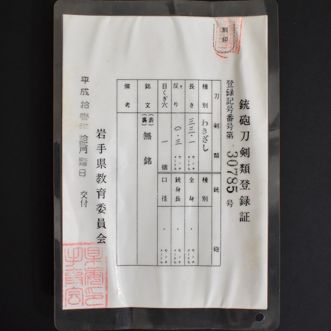 Antique Japanese Wakizashi Sword in Koshirae, NTHK Certified Echizen Seki, Edo Era - 15