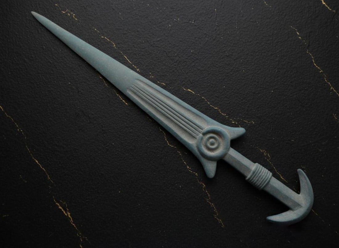 Ancient Scythian Style Bronze Akinakes Short Sword Museum Display Piece - 11