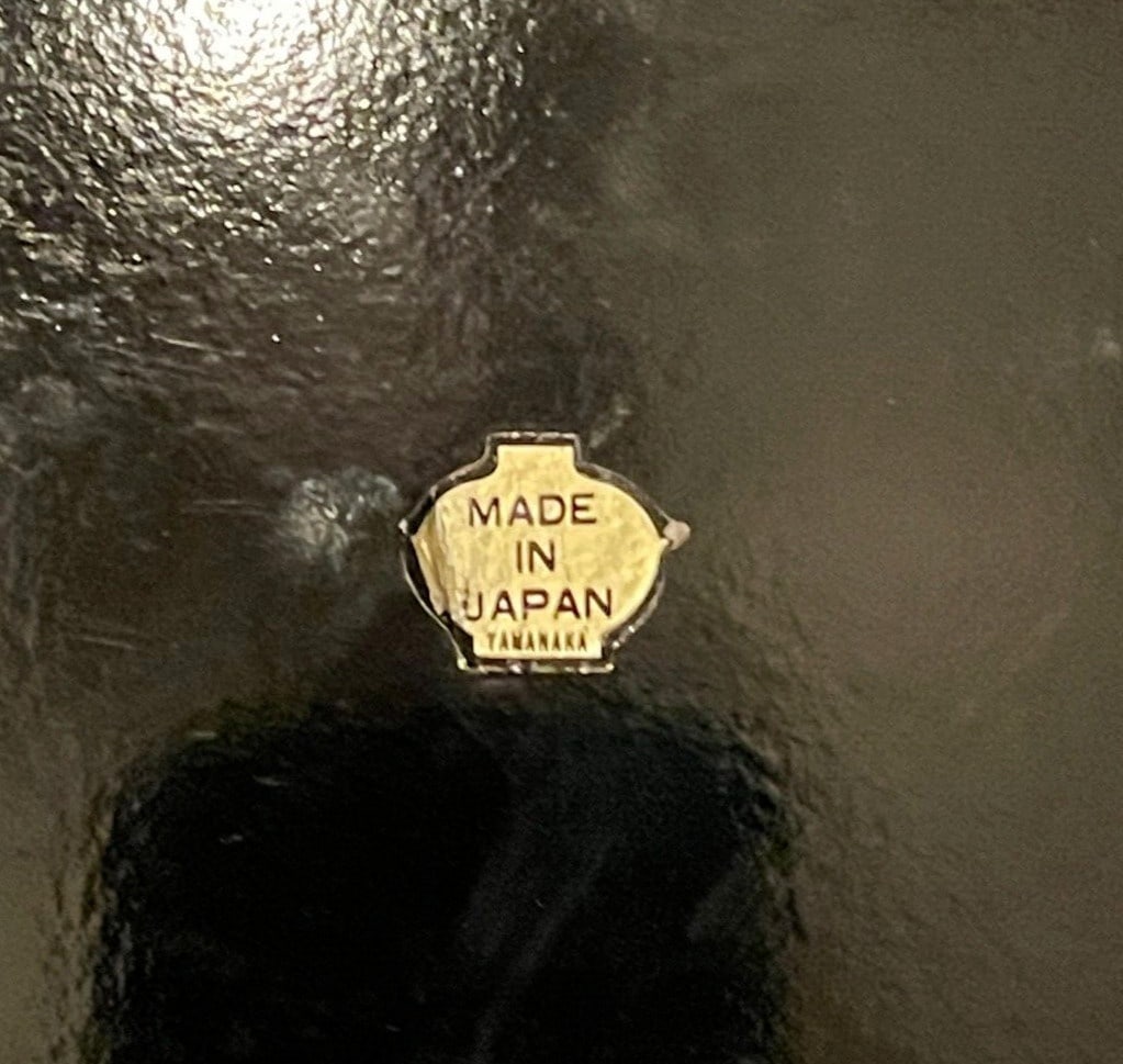 Vintage Japanese 3 Tier Lacquer Bento Box Yamanaka Ware Floral Jewelry Storage - 8