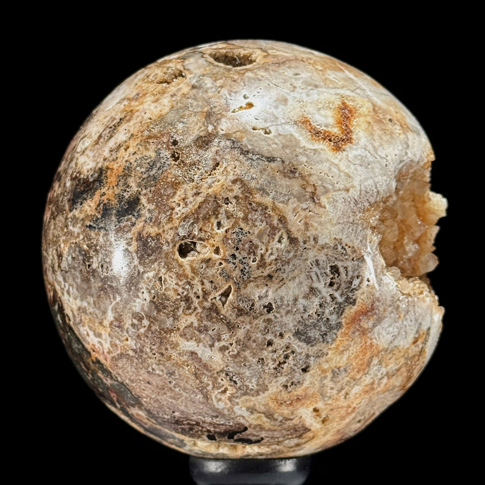 Wonderful set of a crystal sphere and a large cube calcite cluster - 10