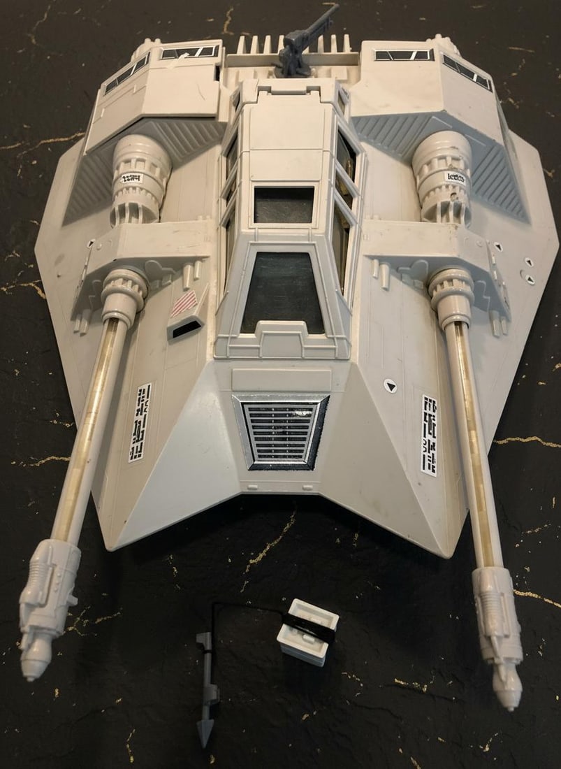 Original 1980 Star Wars ESB Snowspeeder, Vintage Vehicle with Working Lights and Sound - 2