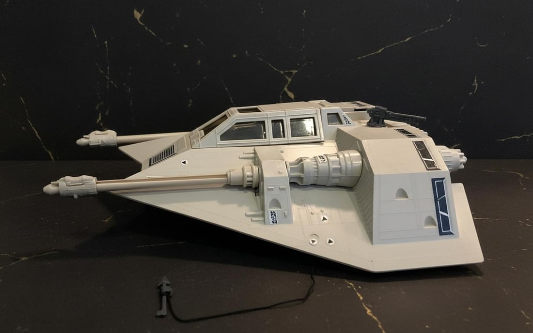 Original 1980 Star Wars ESB Snowspeeder, Vintage Vehicle with Working Lights and Sound - 6
