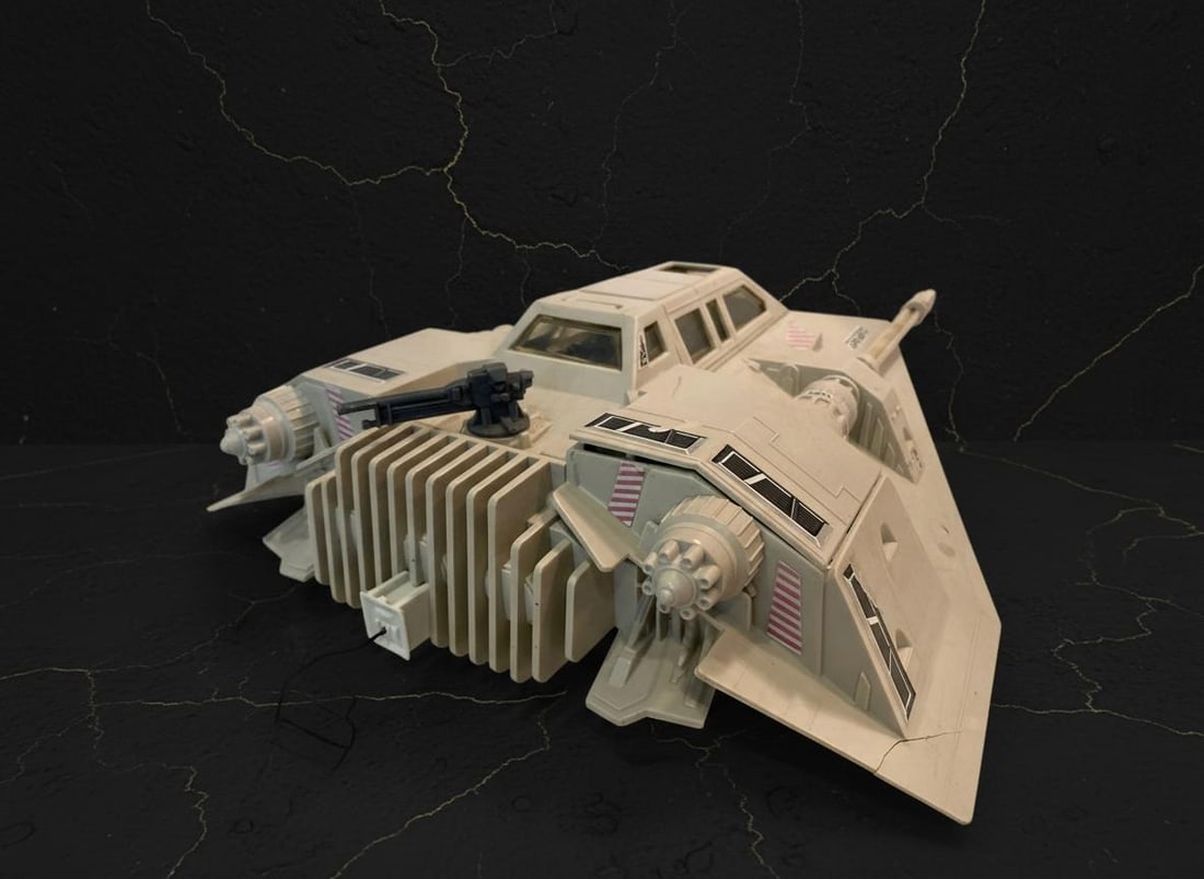 Original 1980 Star Wars ESB Snowspeeder, Vintage Vehicle with Working Lights and Sound - 8