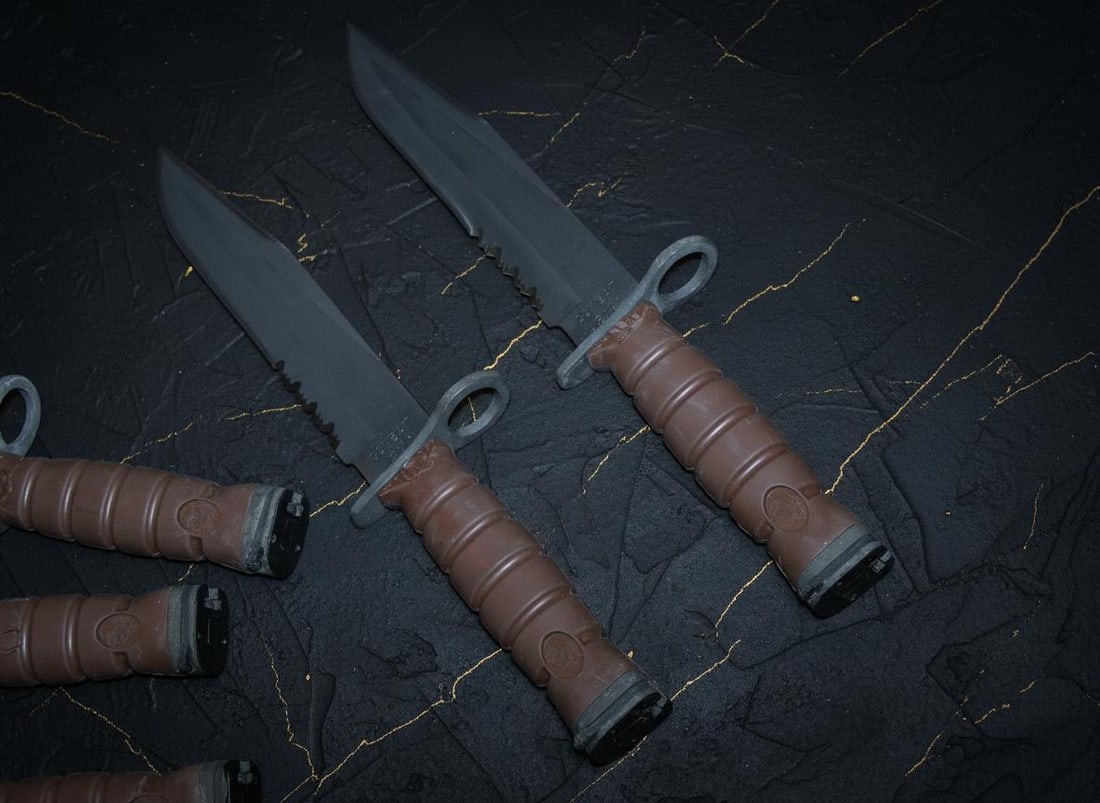 1 Genuine USMC OKC-3S Bayonet Knife Ontario Knife Co USA Made Surplus with MOLLE Sheath - 5