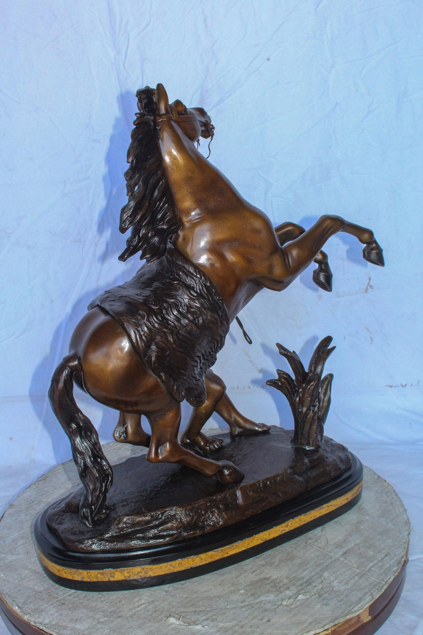 Guillaume Coustou Replica of Marley Horse Bronze Statue 20" x 10" x 25"H - 9