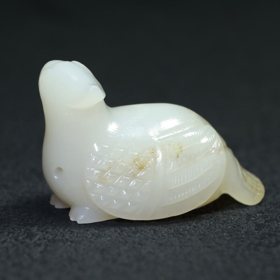 Hetian Jade Pendant - Bird - 7