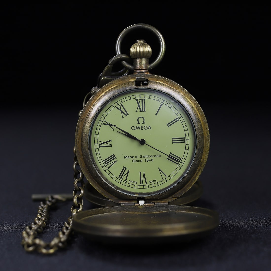 Bronze Mechanical Pocket Watch (1 of 9)