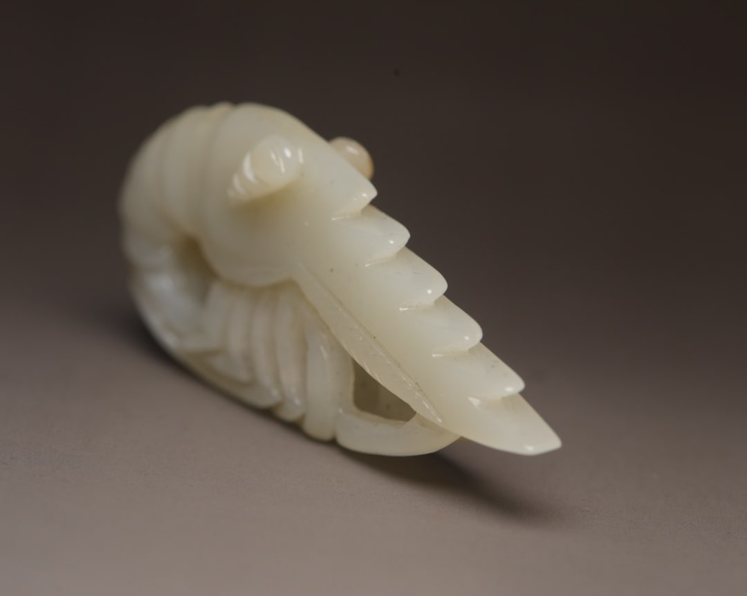 Hetian Jade Hand-carved Pendant - Lobster - 3