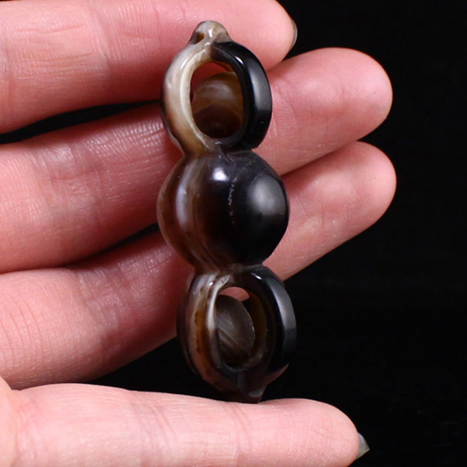 Tibetan DZI Agate Pendant - 4